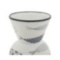 Vaso com motivo de peixe em cerâmica branca, 14 x 38,5 cm Vaso com motivo de peixe em cerâmica branca, 14 x 38,5 cm