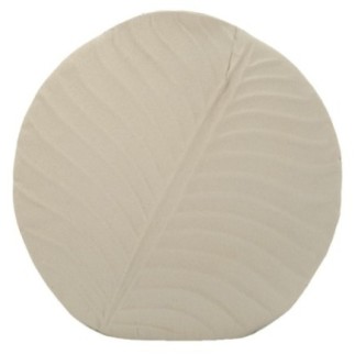 Vase en métal beige 32.5x13 cm