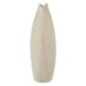 Vaso in metallo beige 32,5x13 cm