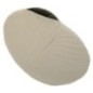 Vaso in metallo beige 32,5x13 cm