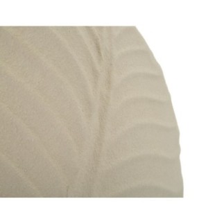Vaso de metal bege 32,5 x 13 cm