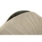 Jarrón de metal beige 41,5x14 cm
