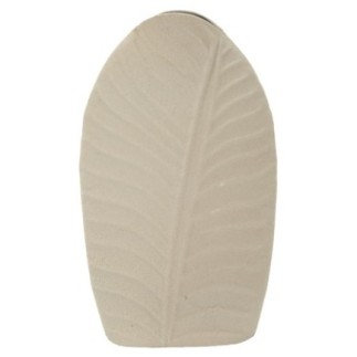 Vase en métal beige 18x9.5x29.5 cm