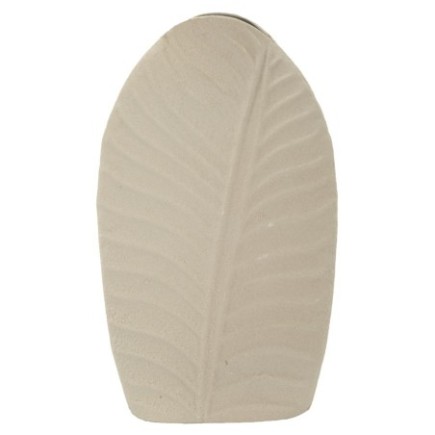 Vase en métal beige 18x9.5x29.5 cm