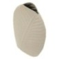 Jarrón en métal beige 18x9.5x29.5 cm