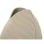 Jarrón en métal beige 18x9.5x29.5 cm