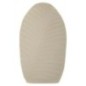 Vase en métal beige 26x11x41 cm