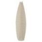 Vaso de metal bege 26 x 11 x 41 cm Vaso de metal bege 26 x 11 x 41 cm