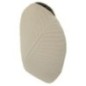 Vase en métal beige 26x11x41 cm