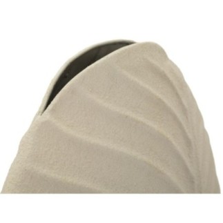 Vaso in metallo beige 26x11x41 cm
