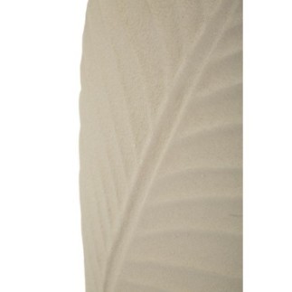 Vaso de metal bege 26 x 11 x 41 cm