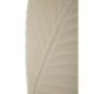 Jarrón de metal beige 26x11x41 cm
