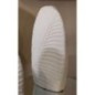 Vase en métal beige 31x13x53.5 cm