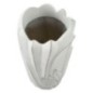 Vaso in resina bianca 29x48 cm