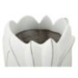 Vase en résine blanche 30.5x69 cm