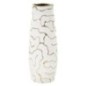Vaso de cerâmica branca 12 x 29,5 cm Vaso de cerâmica branca 12 x 29,5 cm