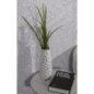 Vase en céramique blanche 12x29.5 cm