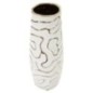 Vaso in ceramica bianca 14,5x39,5 cm