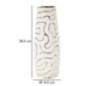 Vaso de cerâmica branca 14,5 x 39,5 cm Vaso de cerâmica branca 14,5 x 39,5 cm
