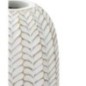 Vase en résine blanche 18.5x46 cm