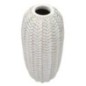 Vase en résine blanche 18.5x46 cm