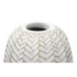 Vase en résine blanche 18.5x46 cm