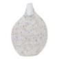 Vaso in resina bianca 30,5x11,5x46,5 cm