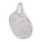Vaso em resina branca 30,5 x 11,5 x 46,5 cm Vaso em resina branca 30,5 x 11,5 x 46,5 cm