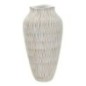 Vaso em resina branca 22 x 44 cm Vaso em resina branca 22 x 44 cm