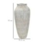 Vaso em resina branca 23 x 50 cm Vaso em resina branca 23 x 50 cm