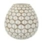 Vaso in resina bianca 27x27 cm