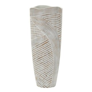 Vase en résine blanche 18x45 cm
