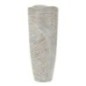 Vaso in resina bianca 18x45 cm