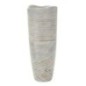 Vaso em resina branca 18 x 45 cm Vaso em resina branca 18 x 45 cm