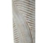 Jarrón de resina blanco 18x45 cm