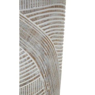 Vaso em resina branca 19x55 cm