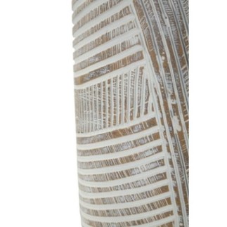 Vaso em resina branca 19x55 cm