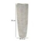Vase en résine blanche 19x55 cm