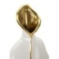 Vase en céramique blanche 16x8x40 cm