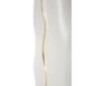 Vase en céramique blanche 16x8x40 cm