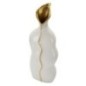 Vase en céramique blanche 19.5x10x50 cm