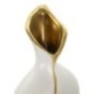 Vaso in ceramica bianca 19,5x10x50 cm