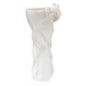Vase visage femme en céramique blanche 14.8x13x29 cm