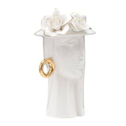VASO WOMAN ELEGANT PORCELLANA CM 15X13.3X23.5 MIN 2