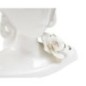 Vaso in ceramica bianca con volto di donna 21,7x14x21 cm