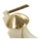 Estatuilla de samurai en resina beige 19x8x18 cm