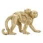 Estatueta de macaco em resina dourada, 29,5 x 11,5 x 18,5 cm Estatueta de macaco em resina dourada, 29,5 x 11,5 x 18,5 cm