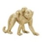 Estatueta de macaco em resina dourada, 29,5 x 11,5 x 18,5 cm Estatueta de macaco em resina dourada, 29,5 x 11,5 x 18,5 cm
