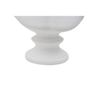 Busto romano in resina bianca 21,5x14,5x34 cm