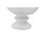 Busto romano in resina bianca 21,5x14,5x34 cm